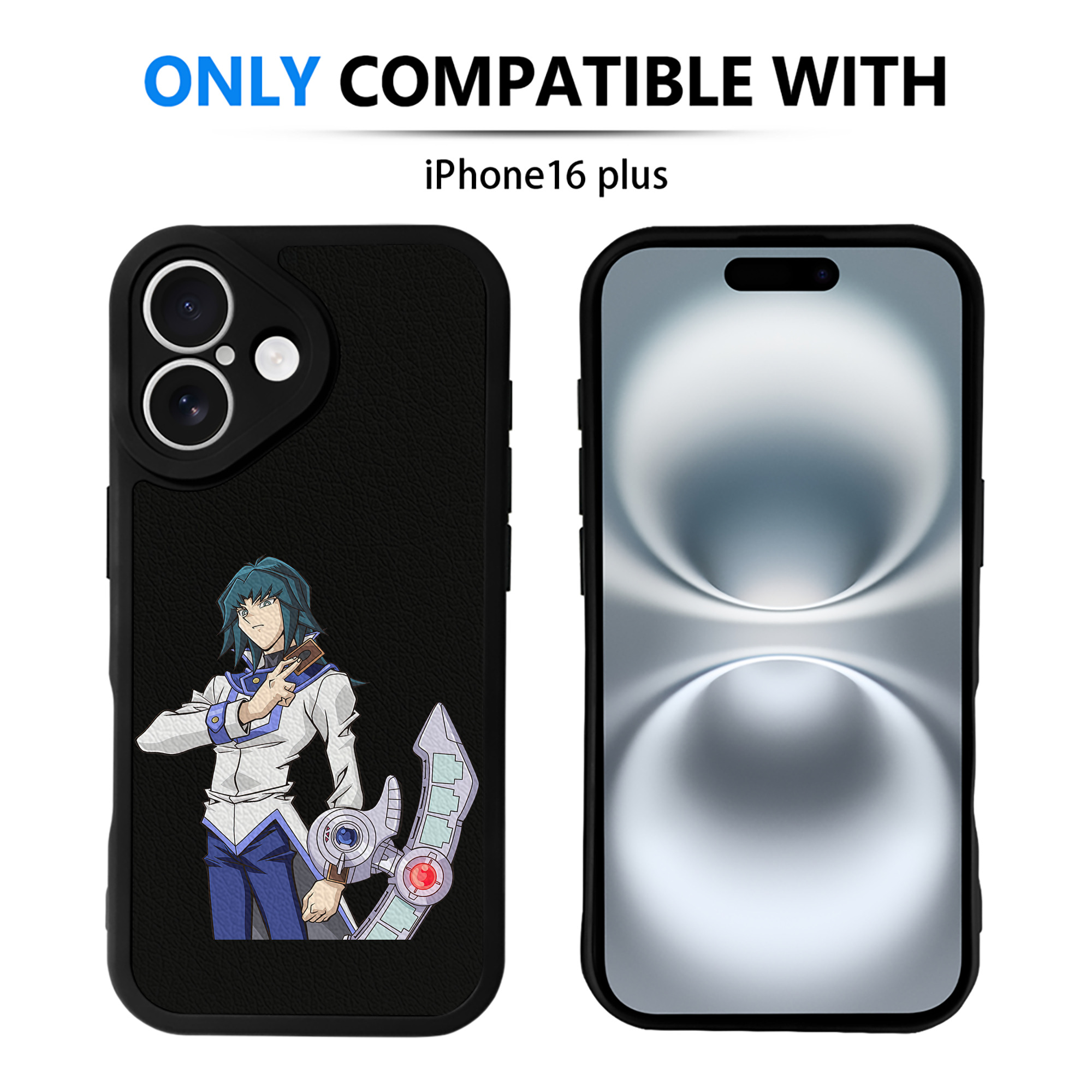 遊☆戯☆王 Yu-Gi-Oh! 【iPhone 16シリーズ対応】シリコンスマホケース（レザー調） 材質：シリコン